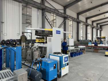 Air filter production line